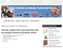 Tablet Screenshot of createyourworldbook.com